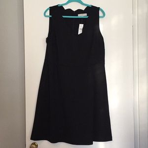 LOFT Solid Black Dress